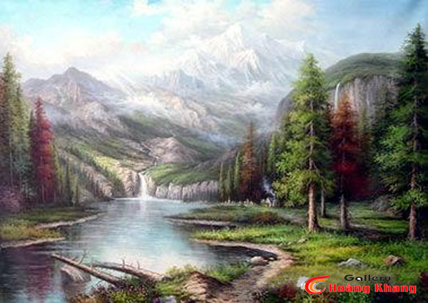 Tranh Núi - Nước - Phong Thuỷ